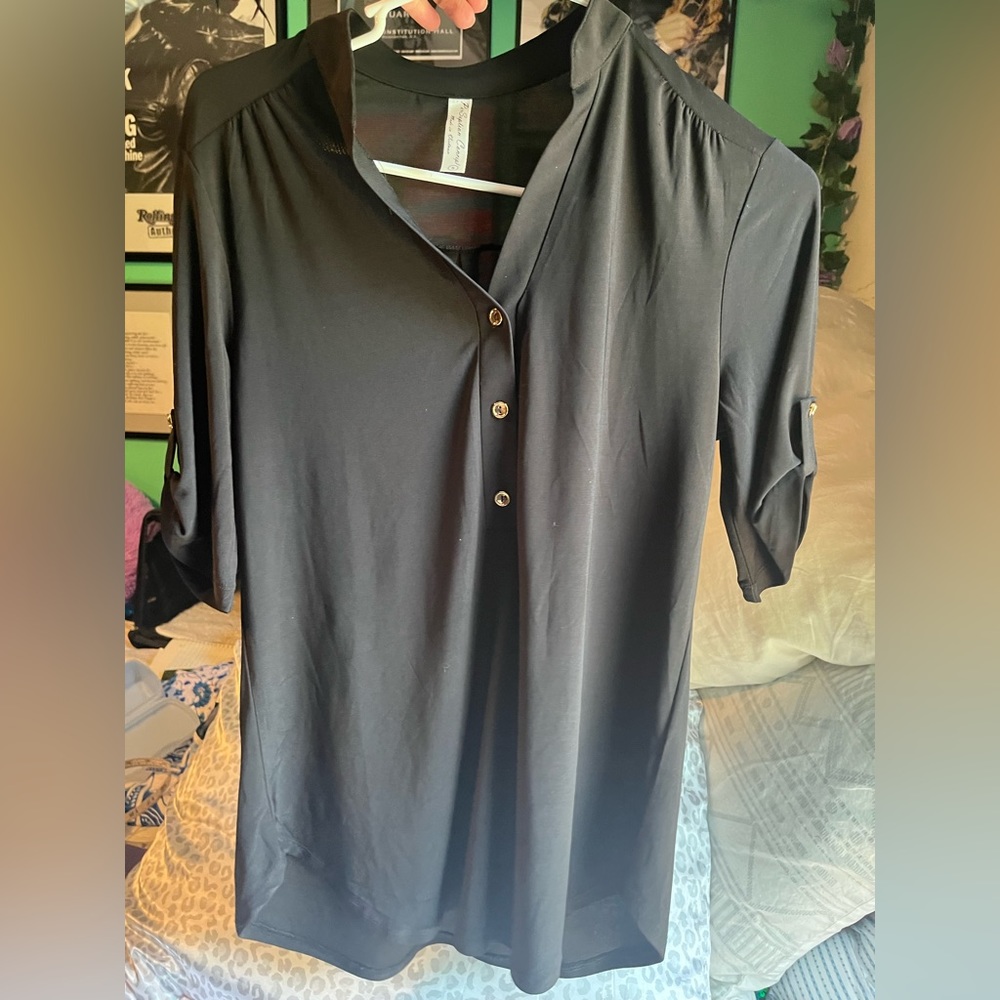 Baseball sleeve ladies Top